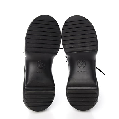 Louis Vuitton Calfskin Patent Monogram LV Archlight Sneakers 37.5 Black 5 of 10
