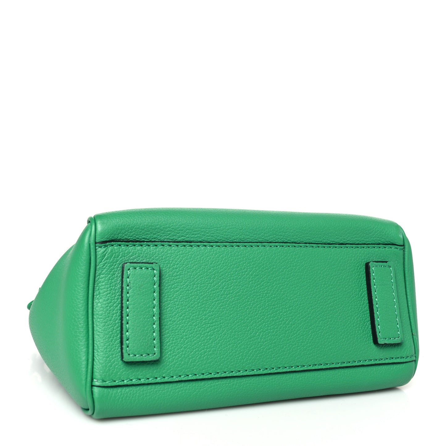Grained Calfskin Small La Medusa Top Handle Bag Turquoise