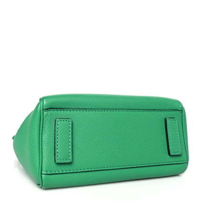 Versace Grained Calfskin Small La Medusa Top Handle Bag Turquoise 7 of 9