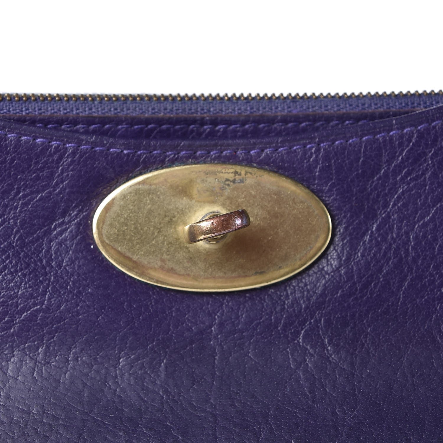 Mulberry Grainy Calfskin Bayswater Wallet Grape 11 of 11