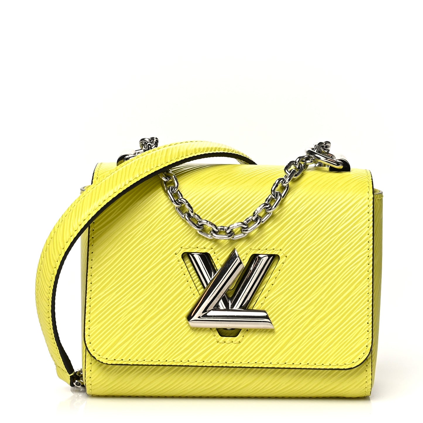 Epi Twist Shoulder Bag Mini Citron Yellow