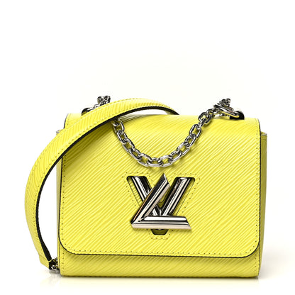 Louis Vuitton Epi Twist Shoulder Bag Mini Citron Yellow 1 of 10