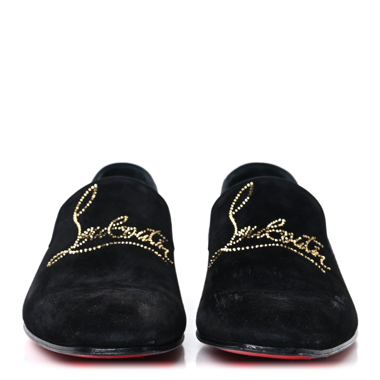 Veau Velours Strass Mens Navy Dandelion Flat Loafers 39 Black Cry Aurum Gold