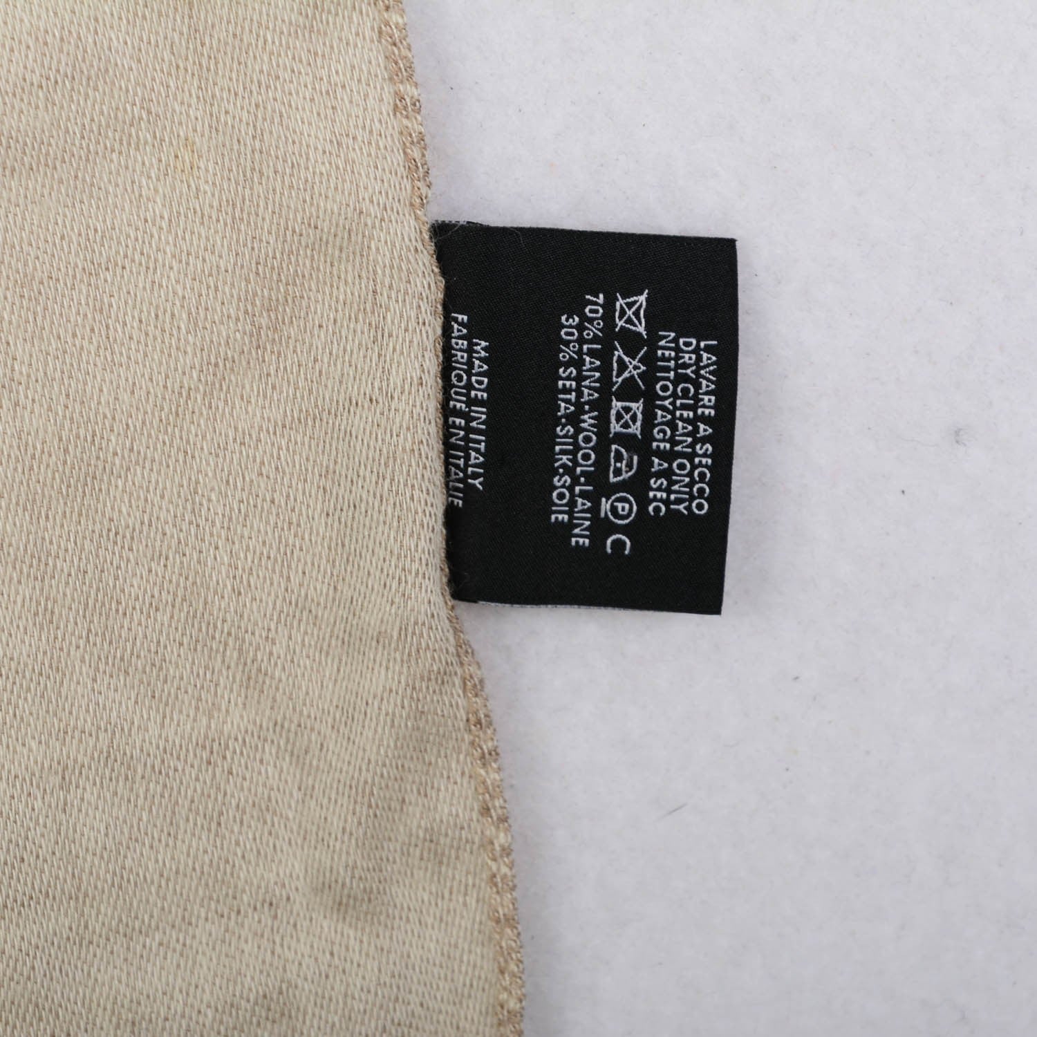 Gucci Wool Silk GG Monogram GGNat Plus Scarf Sand 4 of 5