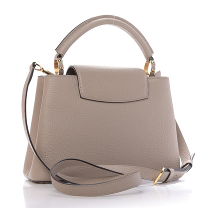 Louis Vuitton Taurillon Capucines BB Galet 4 of 10