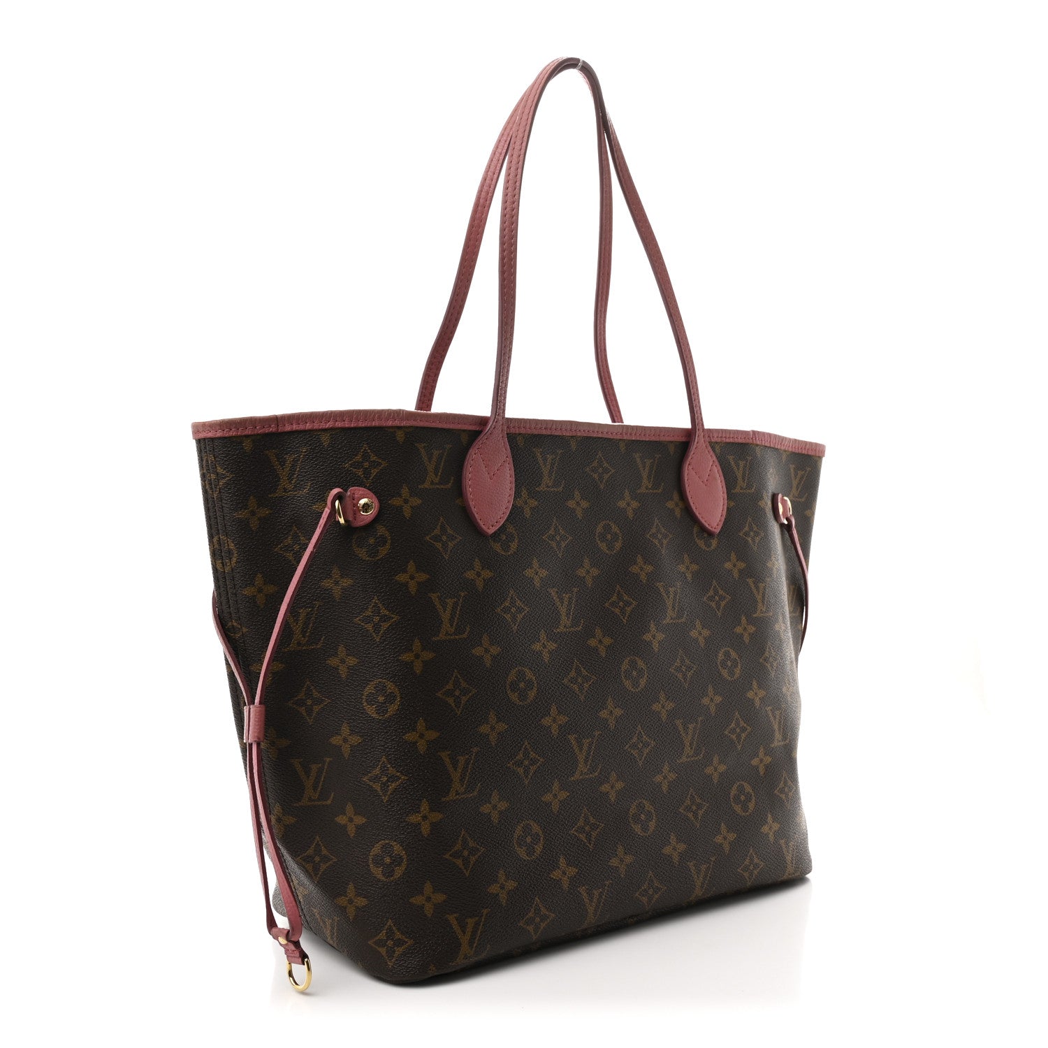 Louis Vuitton Monogram Articles de Voyage Ikat Neverfull MM Rose Velours 2 of 8