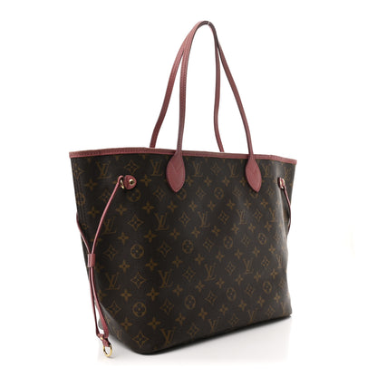 Louis Vuitton Monogram Articles de Voyage Ikat Neverfull MM Rose Velours 2 of 8
