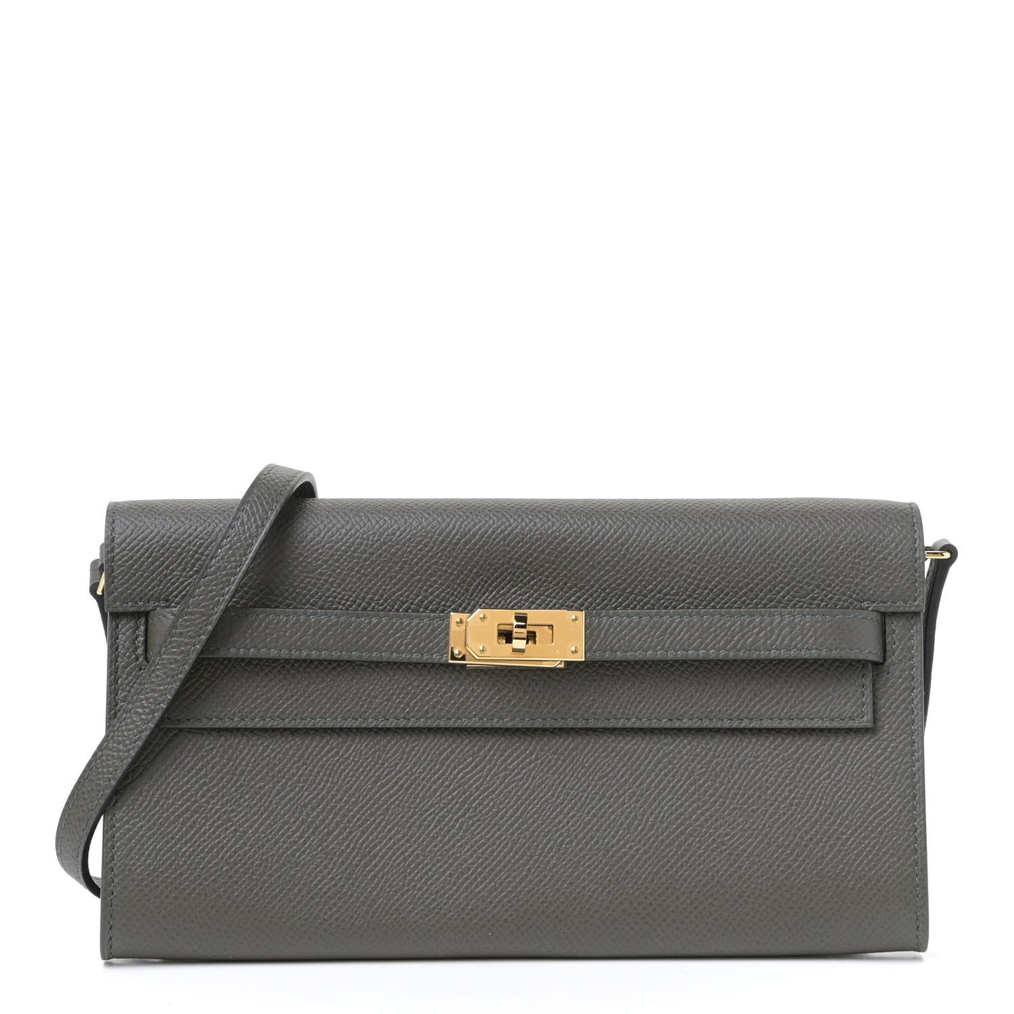 Epsom Kelly Wallet To Go Vert De Gris