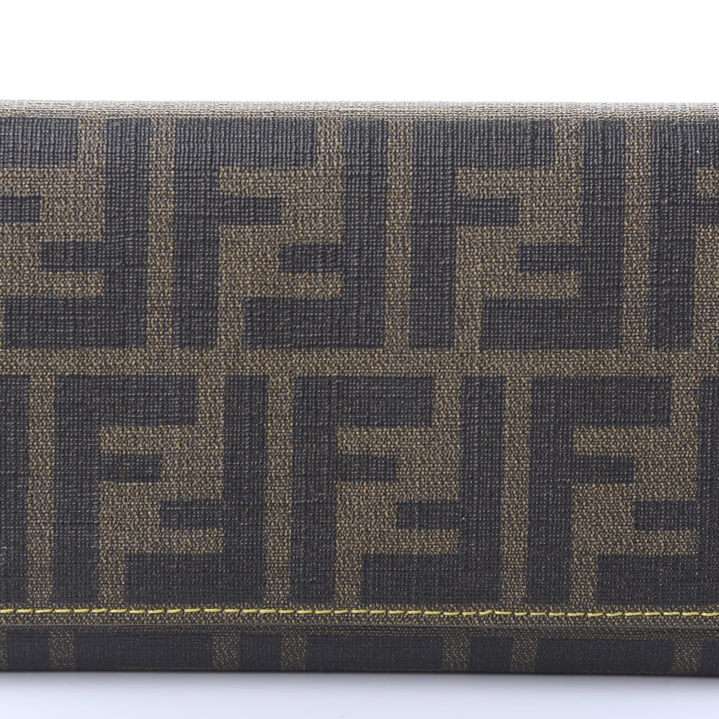 Zucca Spalmati Vitello Elite Continental Wallet Tobacco Giallo