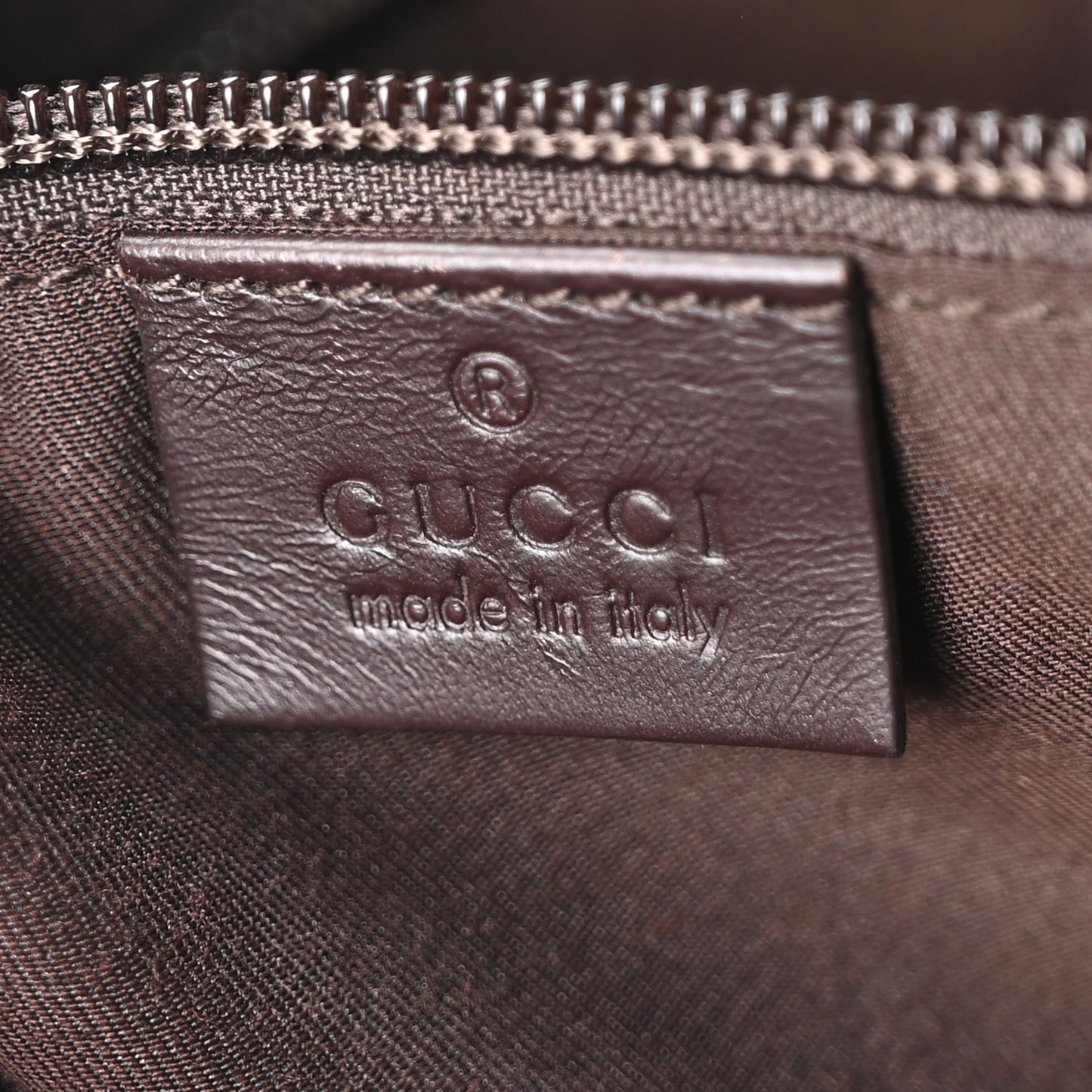 GG Plus Monogram Travel Bag Dark Brown