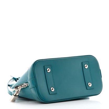 Louis Vuitton Epi Alma BB Cyan 4 of 15