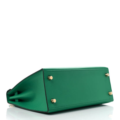 Hermes Epsom Kelly Sellier 25 Vert Jade 4 of 10