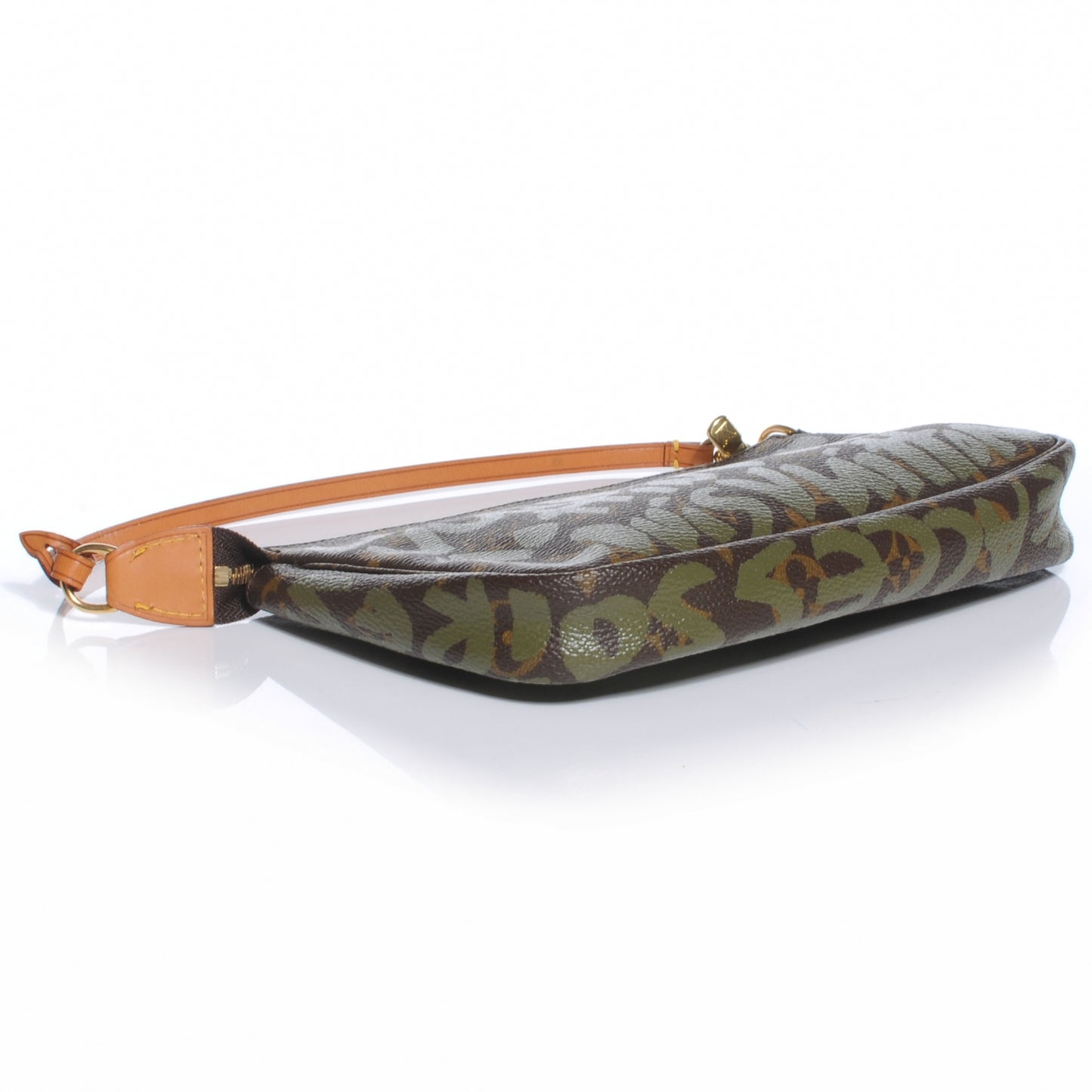 Monogram Graffiti Pochette Accessories Kaki