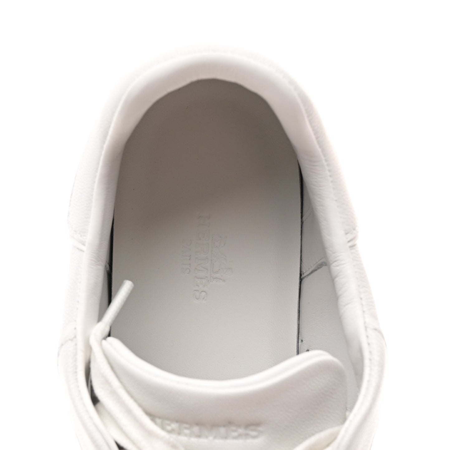 Sport Goatskin Calfskin Match Sneakers 38.5 White