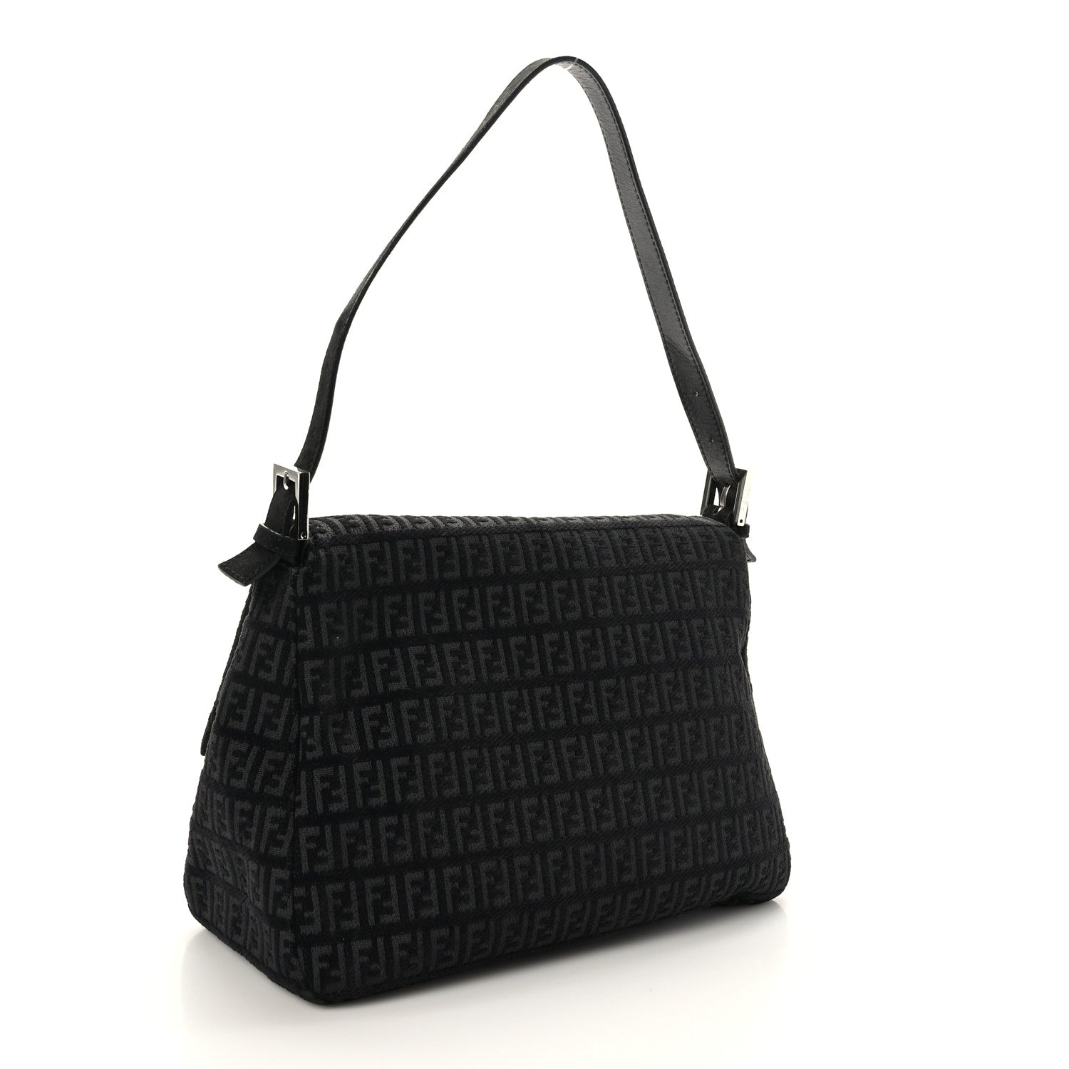 Fendi Zucchino Mama Baguette Black 3 of 8