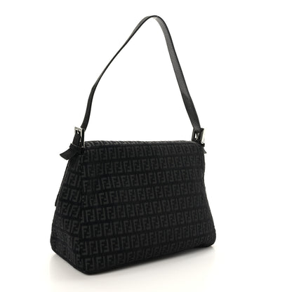Fendi Zucchino Mama Baguette Black 3 of 8