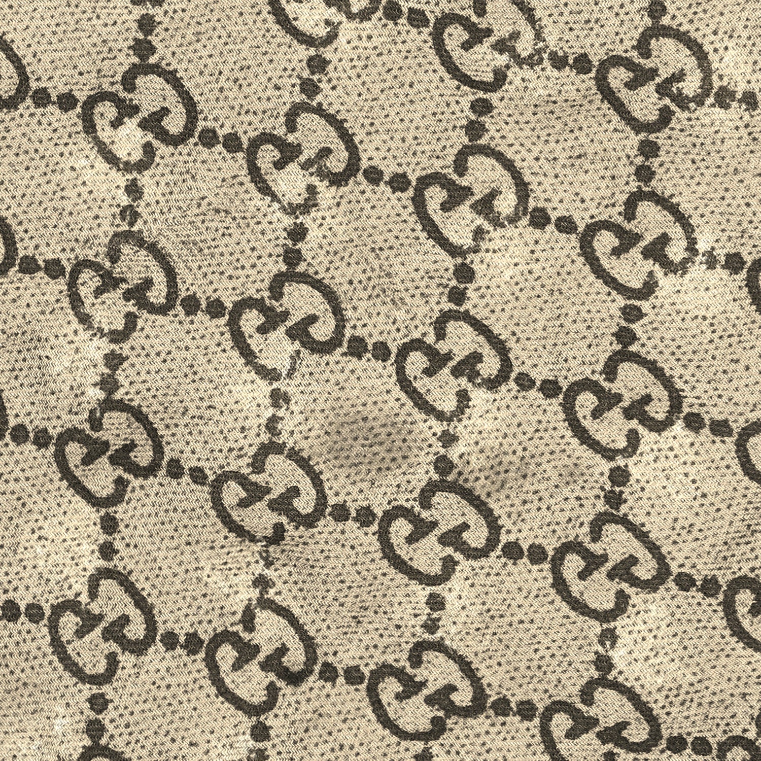 Gucci Modal Silk GG Monogram Big Bee GG Shawl Black Red 5 of 5