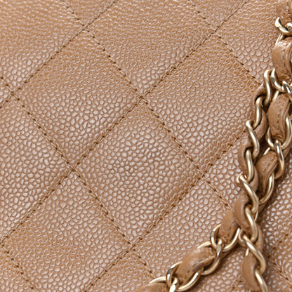 Chanel Caviar Quilted Shopping Tote Beige 5 of 5
