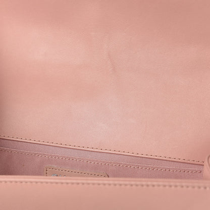 Chanel Lambskin Quilted Medium Boy Flap Light Pink 10 of 13