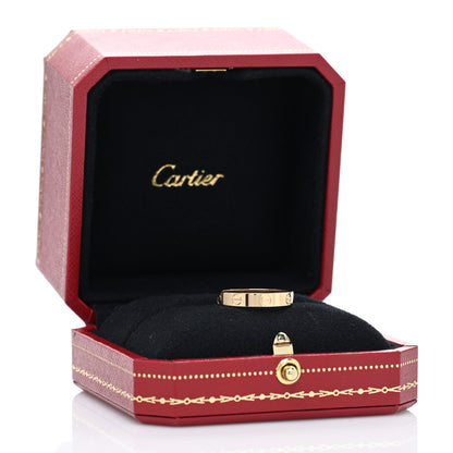 Cartier 18K Yellow Gold 3.5mm LOVE Wedding Band Ring 54 6.75 5 of 5