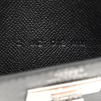 Hermes Epsom Kelly Pocket Compact Wallet Black 7 of 8