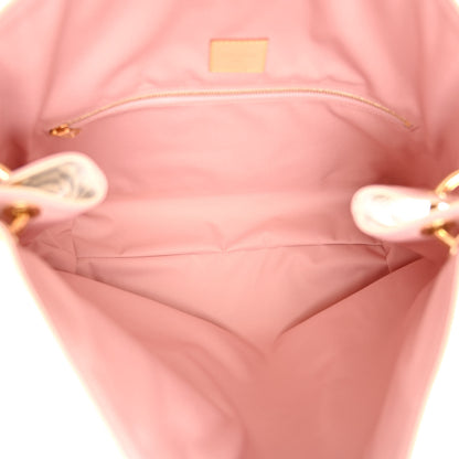 Louis Vuitton Damier Azur Graceful MM Rose Ballerine 5 of 9