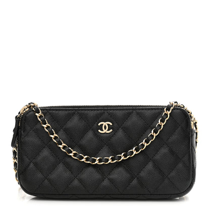 Chanel Caviar Quilted Small Clutch With Chain Black 1 of 12