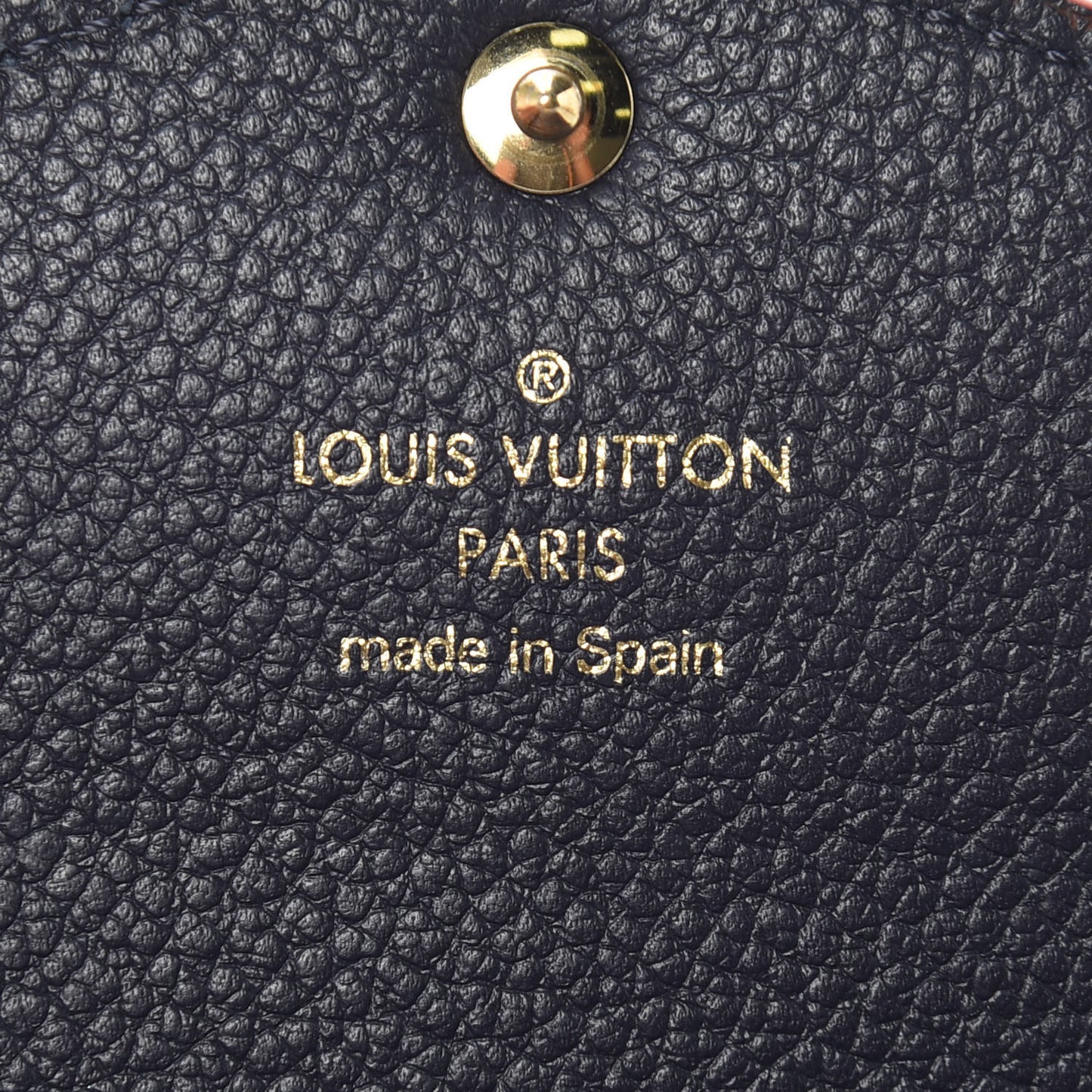 Empreinte Sarah Wallet NM Marine Rouge