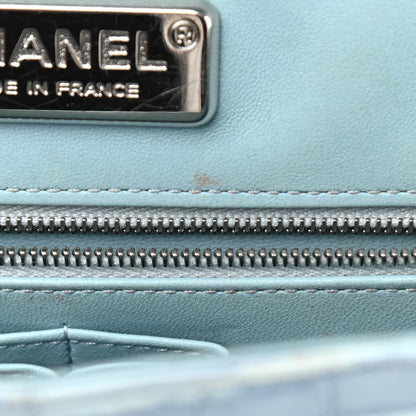Chanel Alligator Ombre Jumbo Double Flap Blue 14 of 17