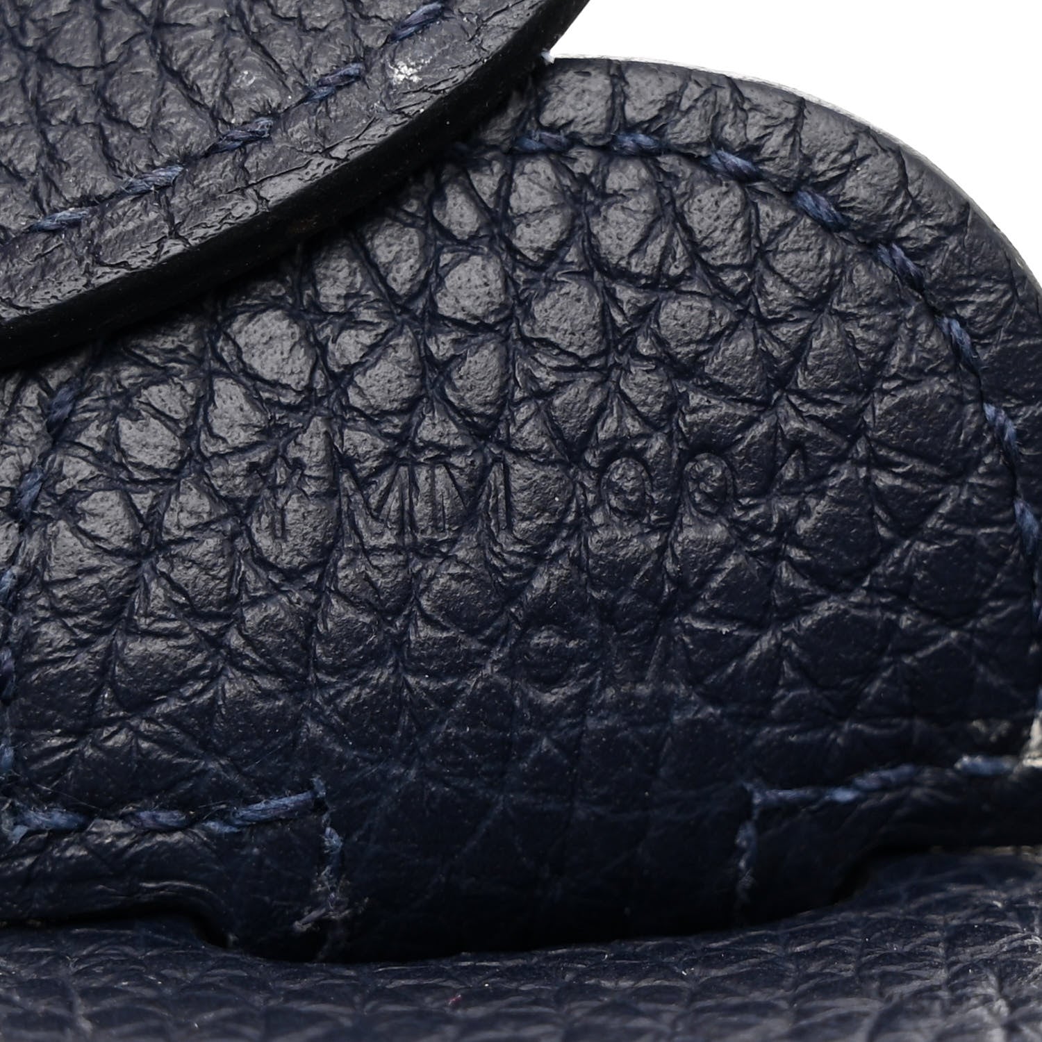 Hermes Taurillon Clemence Evelyne III GM Bleu Nuit 7 of 11
