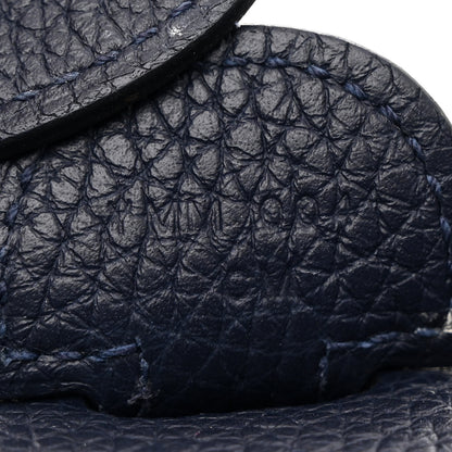 Hermes Taurillon Clemence Evelyne III GM Bleu Nuit 7 of 11