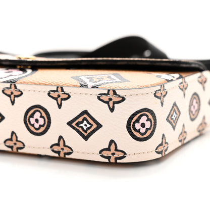 Louis Vuitton Monogram Wild At Heart Felicie Strap & Go Arizona Creme 9 of 11