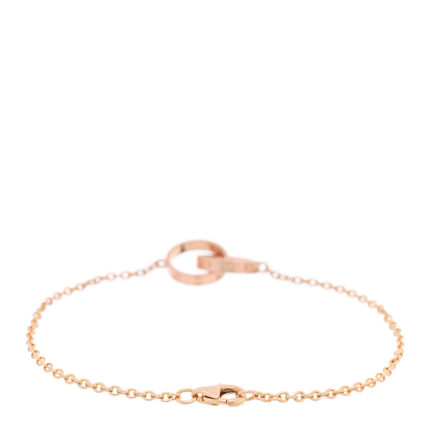 18K Pink Gold Interlocking LOVE Bracelet
