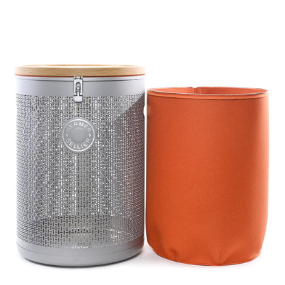 Hermes Aluminum Felt Oak Wood Carrou'Selle Saddle Box 2 of 12