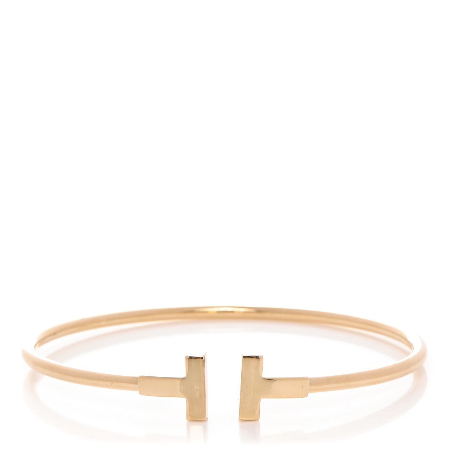 18K Yellow Gold T Wire Bracelet