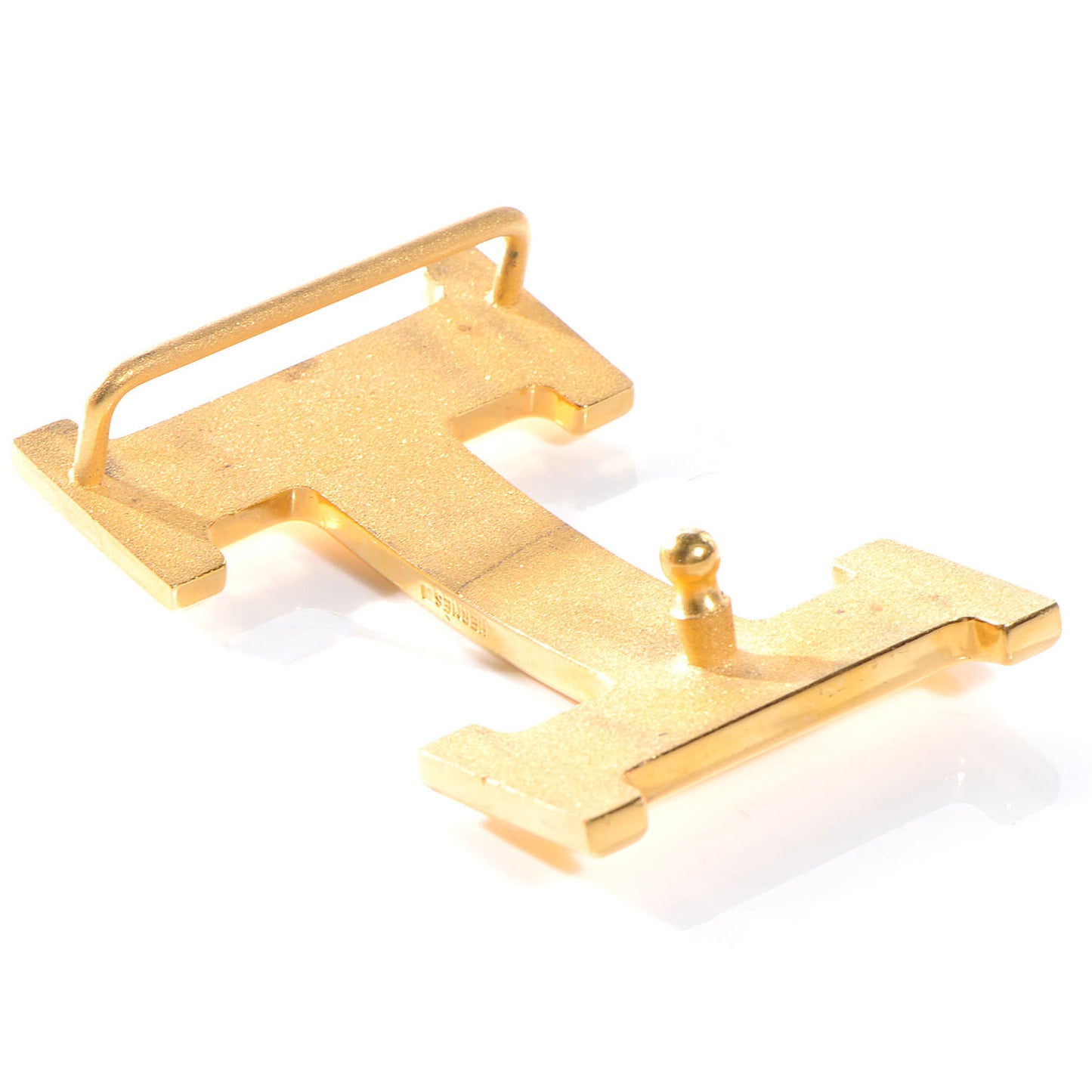 H Belt Buckle Gold