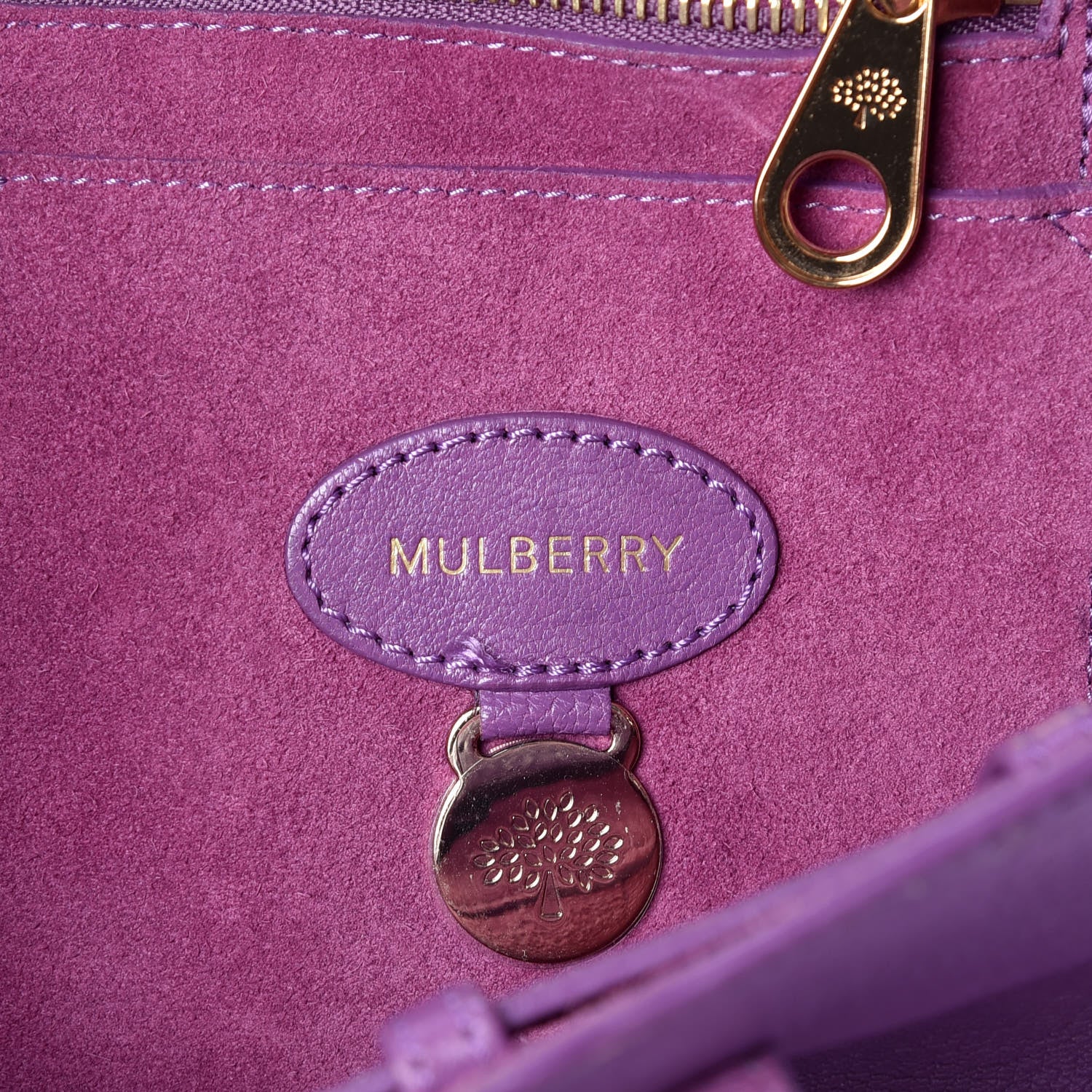Mulberry Glossy Goat Bayswater Heather 6 of 16