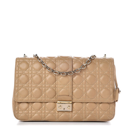 Christian Dior Lambskin Cannage Large Miss Dior Flap Beige 1 of 13