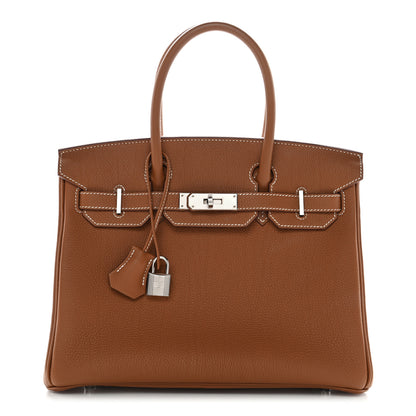 Hermes Togo Birkin 30 Gold 1 of 11