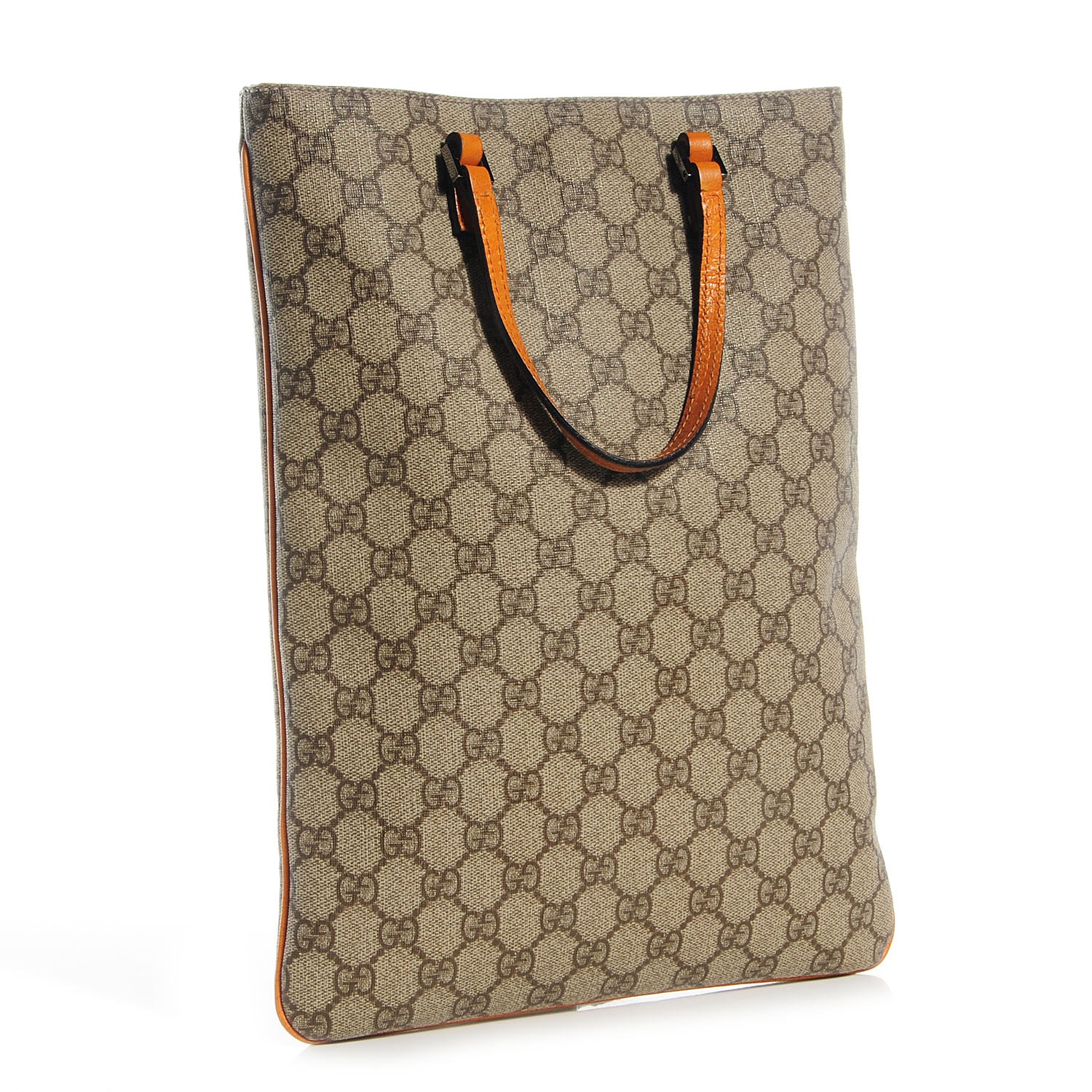 Gucci GG Plus Monogram Flat Vertical Tote Orange 3 of 7