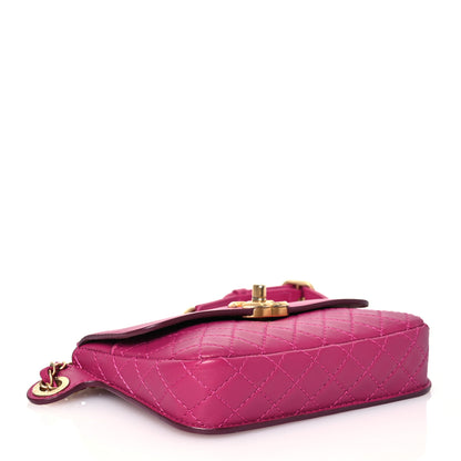 Chanel Calfskin Quilted Waist Bag With Coin Purse Fuchsia 4 of 11