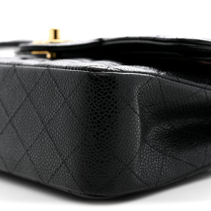 Chanel Caviar Quilted Small Double Flap Black 10 of 10