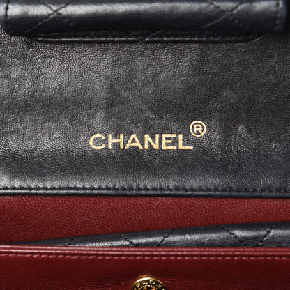 Chanel Lambskin Quilted Medium Single Flap Black 6 of 13