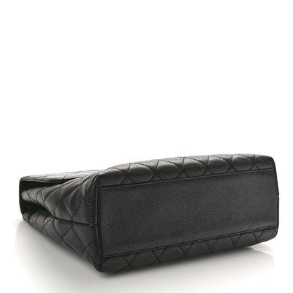 Chanel Caviar Quilted Jumbo Kelly Flap Black 4 of 11
