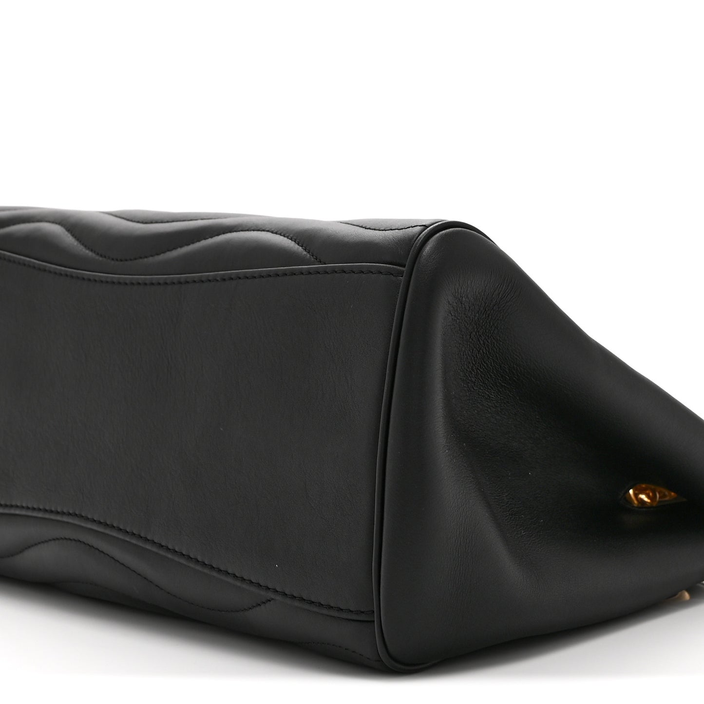 Calfskin New Wave Chain Tote Black