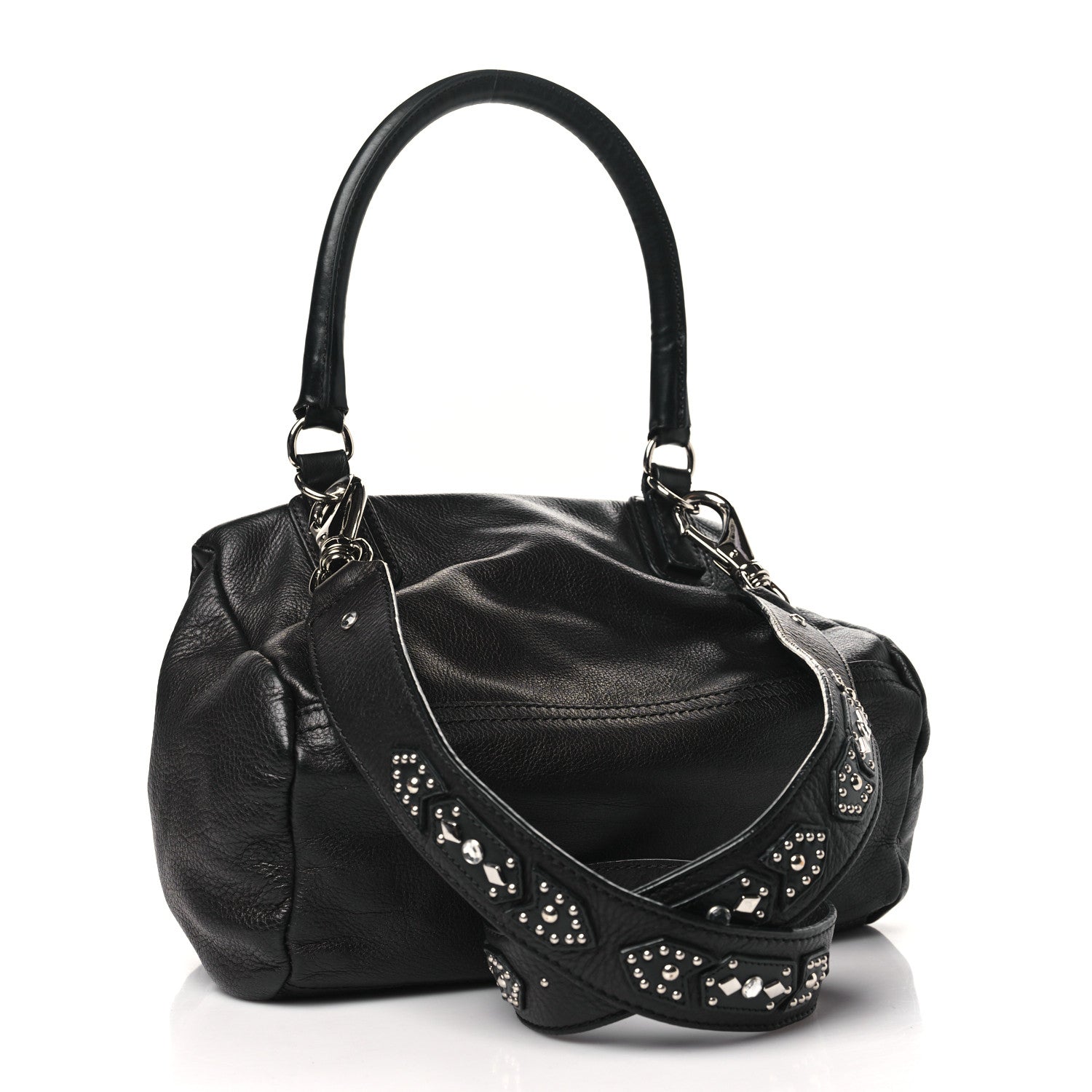 Givenchy Calfskin Studded Medium Pandora Black 3 of 11