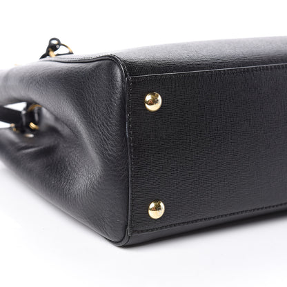 Fendi Vitello Elite Petite 2Jours Tote Black 7 of 10