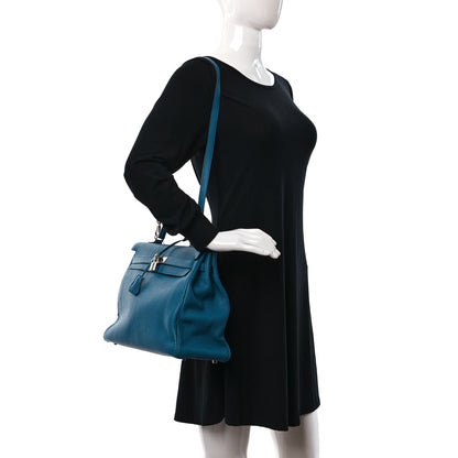 Hermes Togo Kelly Retourne 35 Cobalt 2 of 11