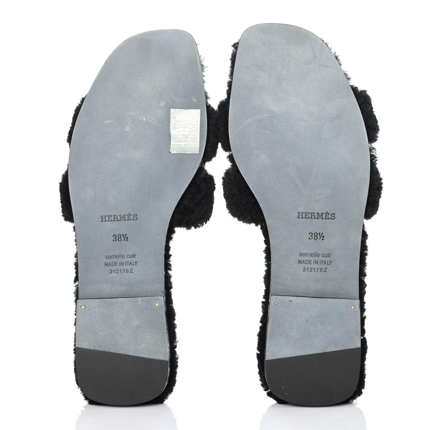 Woolskin Oran Sandals 38.5 Black