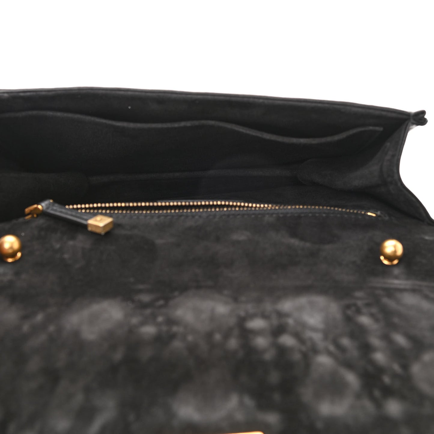Lambskin Cannage Studded Large Dioraddict Flap Bag Black
